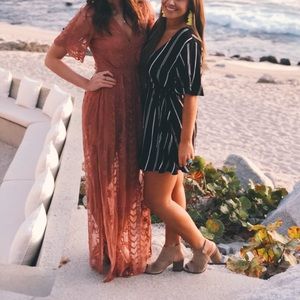 Socialite overlay romper / dress